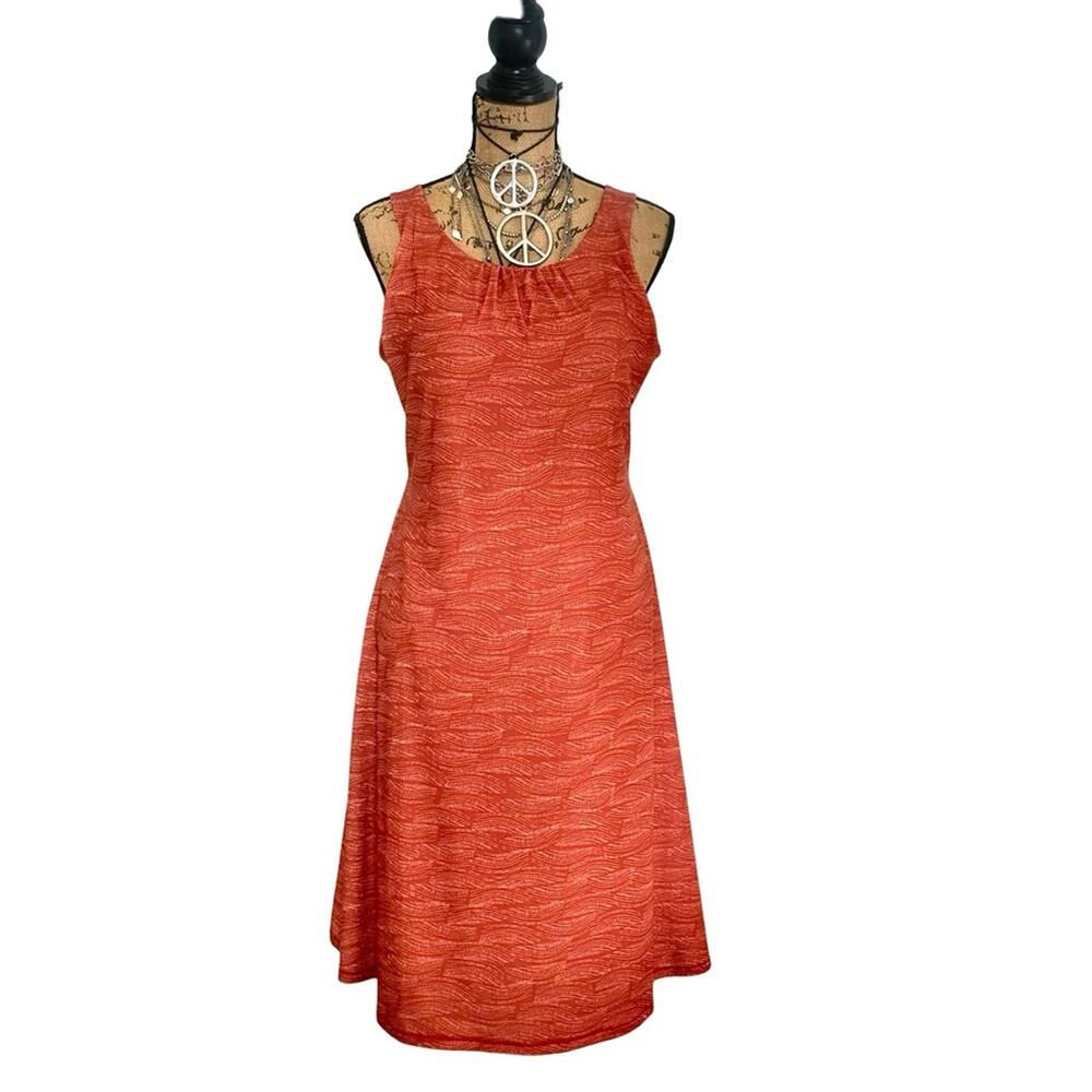PRANA Women's Skypath Dress Scoop Neck slim fit dress with built-in bra SIZE XL - Picture 15 of 16
